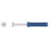 Cheville universelle 6X50+ vis 4,5X60mm 50pce