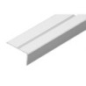 Cezar profilé d'escalier large rainuré LSSR aluminium