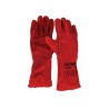 Stalco gants de protection en cuir s-skin rouge 11