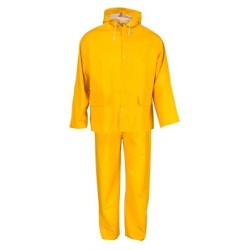 Ensemble de pluie PVC jaune...