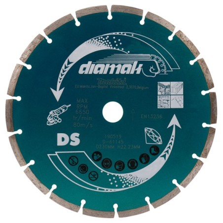 Makita disque diamant 22,23 X 230mm