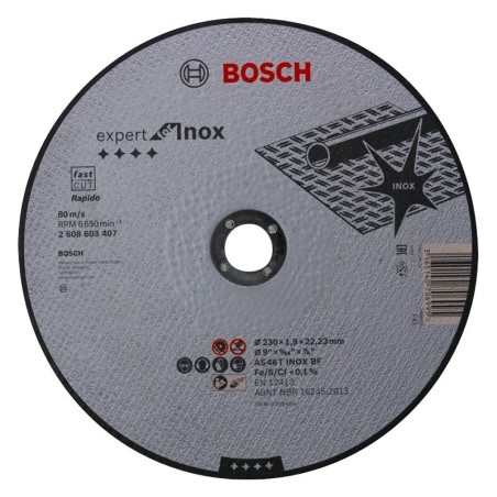 Bosch disque expert 230 X 1,9 A 46 T inox plat