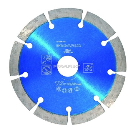 RawlPlug disque REG diamant turbo concrete 125X22,23
