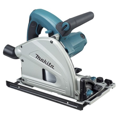 Makita scie plongeante 1300W 165mm + 2 rails