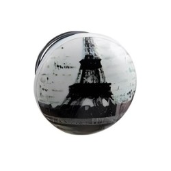 4 boutons céramique tour Eifel