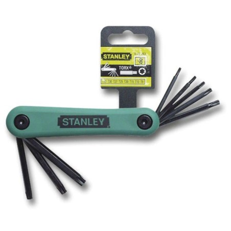 Stanley jeu 8 clés Torx T9 - T40