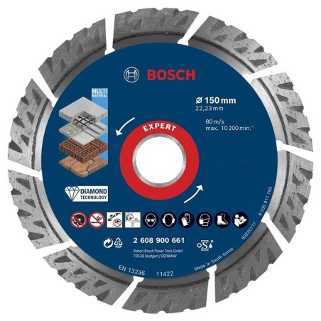 Bosch disque diamant Multi-material expert 150X22,23X2,4X12mm