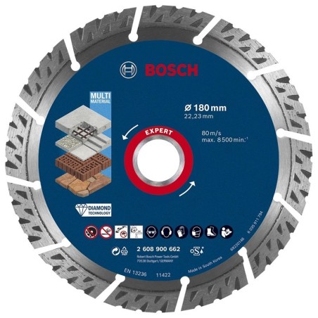 Bosch disque diamant Multi-material expert 180X22,23X2,4X12mm