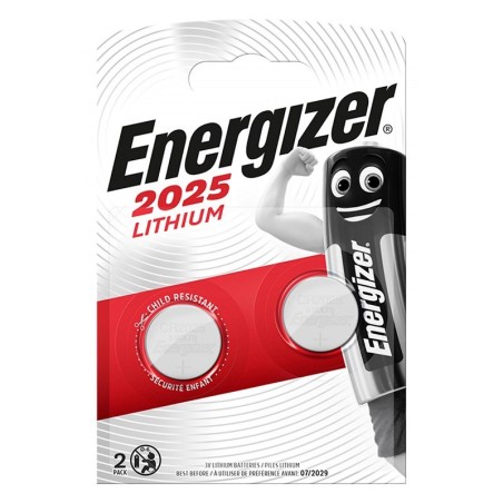Energizer 2 piles lithium 3V CR2025