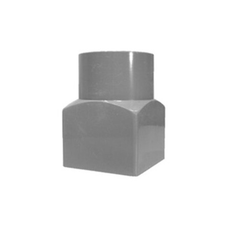 Réduction PVC 10/10cm D110mm gris