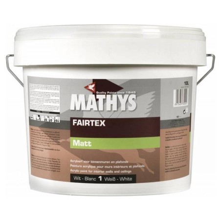 Mathys peinture Fairtex acryl matt blanc 10L