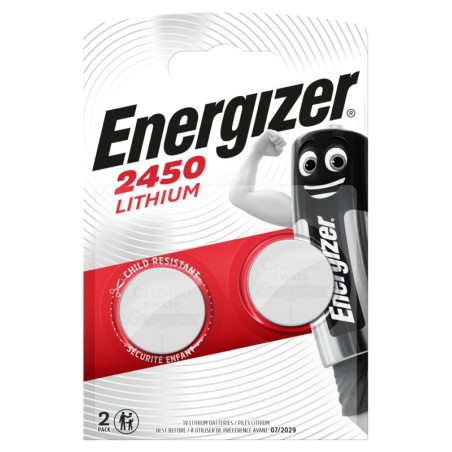 Energizer 2 piles lithium 3V CR2450