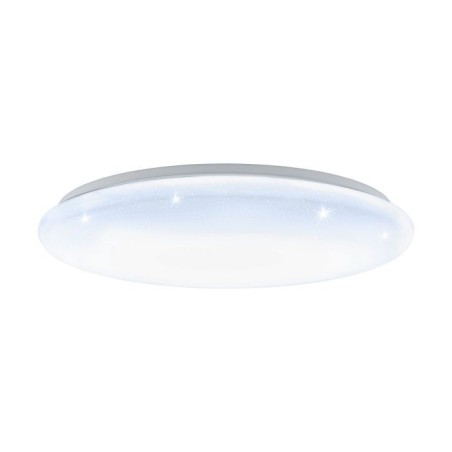 Eglo plafonnier LED D570 'Giron-S' blanc effet cristal