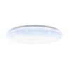 Eglo plafonnier LED D570 'Giron-S' blanc effet cristal