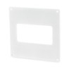 Plaque passage PVC blanc 110x55mm