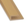 Profilé de finition PVC chêne pour panneau 3,5-1M