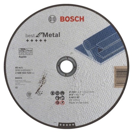Bosch disque à tronçonner 230 X 1,9A 46V acier BF plat