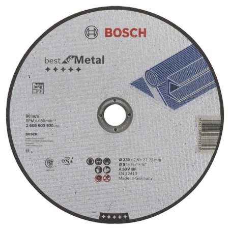 Bosch disque à tronçonner 230 X 2,5A 30V acier BF plat