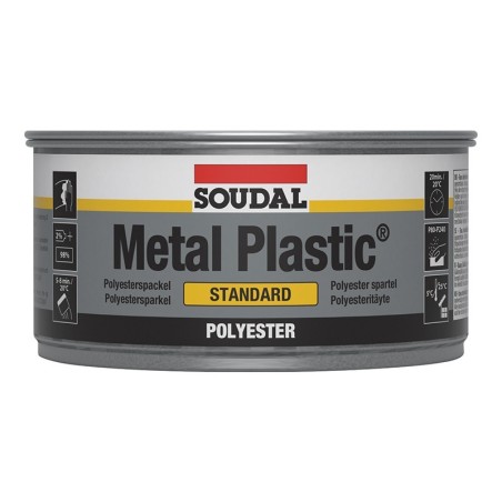 Soudal metal plastic gris 1KG