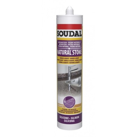 Soudal silicone pierre naturel travertin 290ml