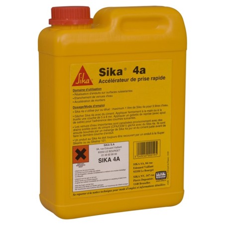 Sika 4A 2L : accélérateur de prise