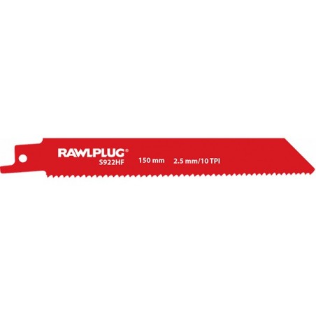 Rawlplug 5 lames de scie sabre métal rouge 2,5X130mm