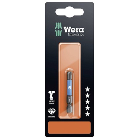 Wera 840/4 embout hexagonal IMP DC SB SW.5X50