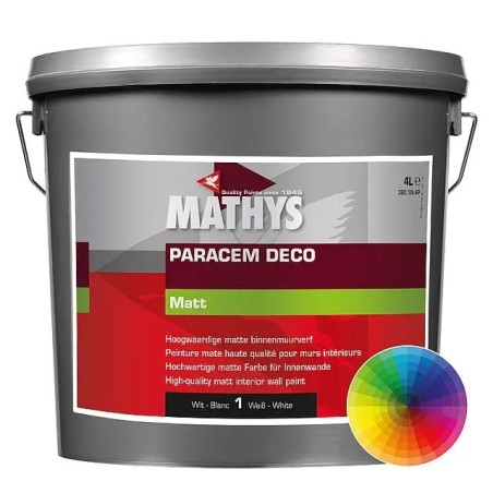 Mathys Paracem deco matt blanc 10L