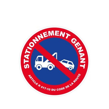 Sticker *stationnement gênant*