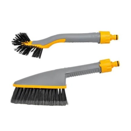 Hozelock set avec brosse pour roues & brosse de lavage