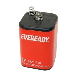 Eveready pile pour lampe 6V...