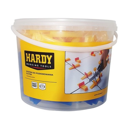 Hardy kit de nivellement 300 clips + 100 cales 1mm