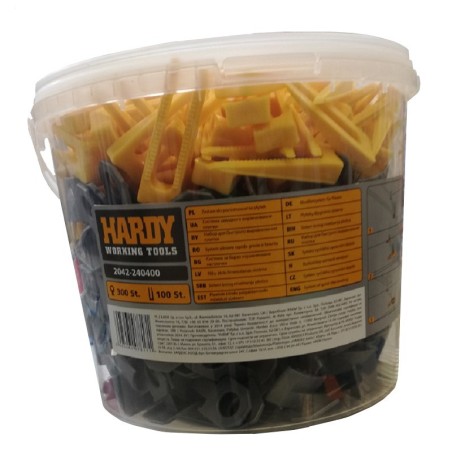 Hardy kit nivellement 300 clips + 100 cales