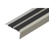 Cezar nez de marche aluminium 35X19mm caoutchouc noir 0.9m