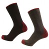 LMA 2-pack chaussettes noir/gris/rouge Ares