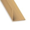 Cornière égale PVC bois chêne 20X20 - 1M