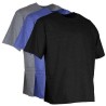 LMA 3-pack t-shirt Lyon gris/noir/bleu