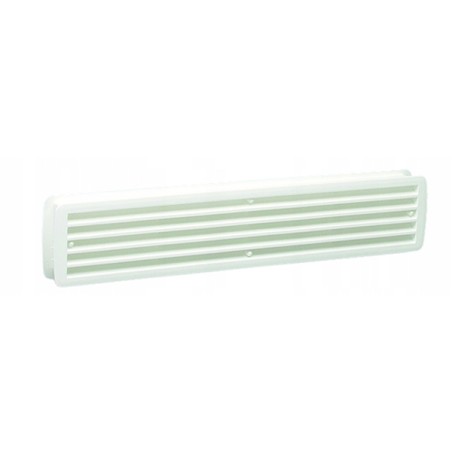 Grille de porte ajustable blanc