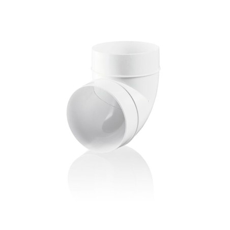 Coude pvc blanc 90° 100mm