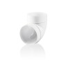 Coude pvc blanc 90° 100mm