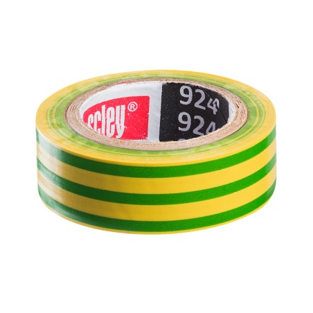 Tape isolant 10m 19mm jaune/vert