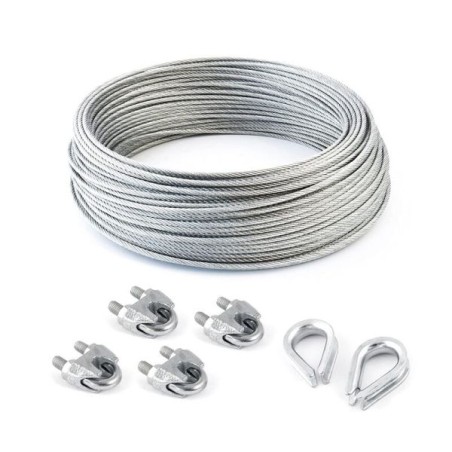 Cable en acier galvanisé 3mm par m