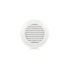 Grille de ventilation ronde blanc 125mm