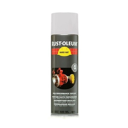 Rust-Oleum hard hat aerosol multi alu blanc 500ml