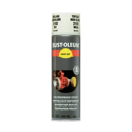 Rust-Oleum hard hat aerosol multi blanc 500ml