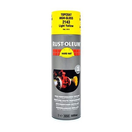Rust-Oleum hard hat aerosol multi jaune clair 500ml