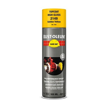 Rust-Oleum hard hat aerosol multi jaune or 500ml