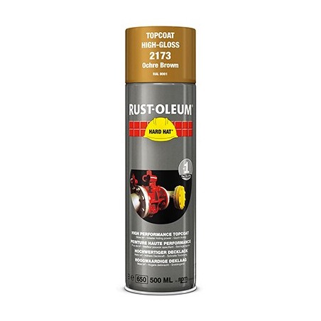 Rust-Oleum hard hat aerosol multi ocre brun 500ml