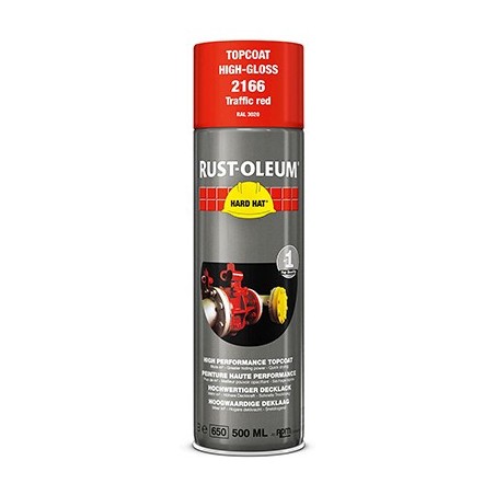 Rust-Oleum hard hat aerosol multi rouge sign. 500ml