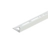 Cezar profile angle aluminium blanc 2m50 10mm